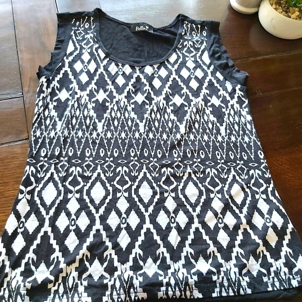 ➡️HOST PICK⬅️Bellini top/ Black and White/B1